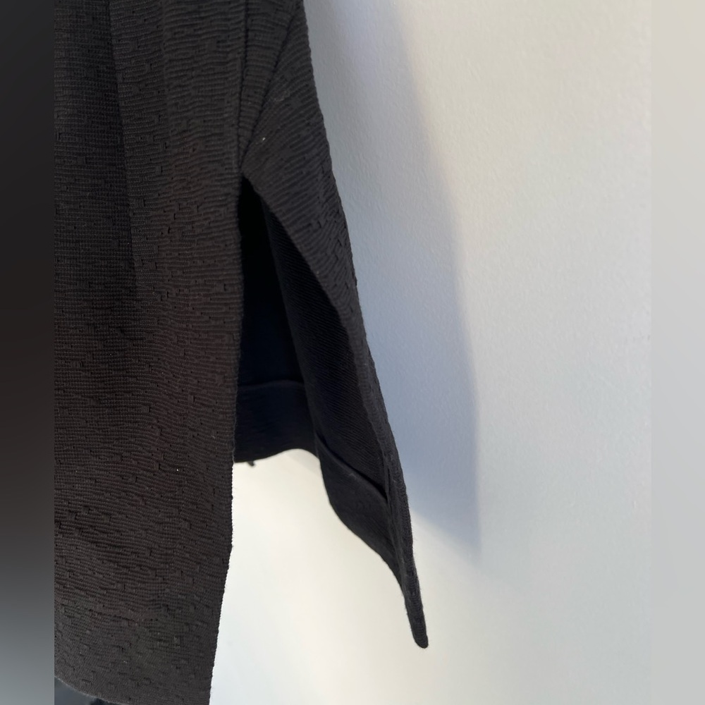 Rick Owens Black Textured Cotton Vest US 4 Made in Italy Avant Garde Minimalist - Picture 11 of 16